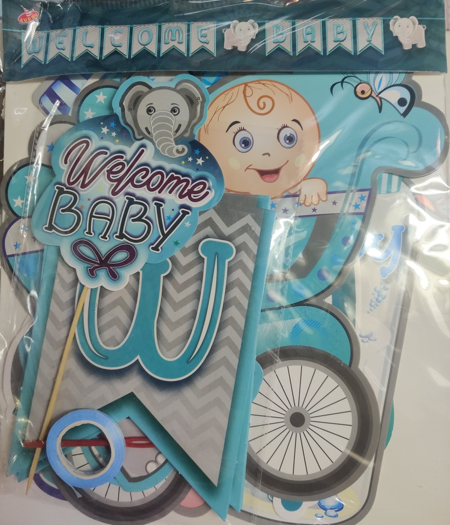Welcome baby banner