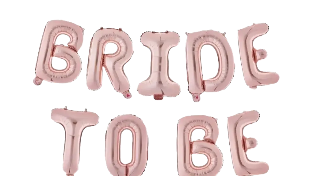 Bride to be foil banner