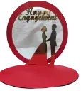 Engagement ring platter