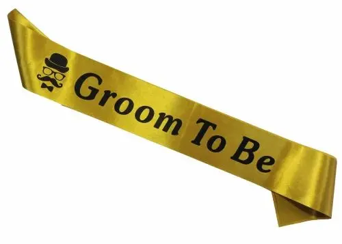 Groom to be sash
