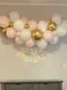 Happy birthday pink/gold set