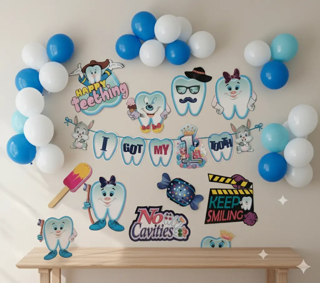 First tooth set