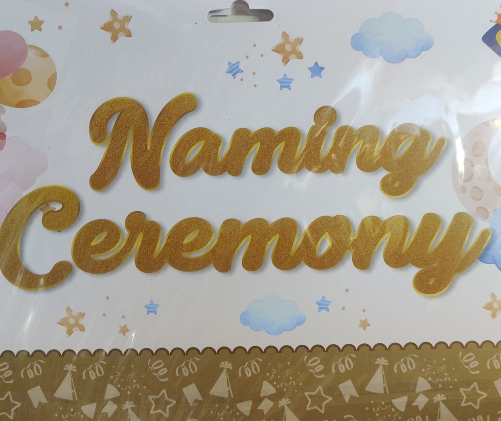 Naming Ceremony banner