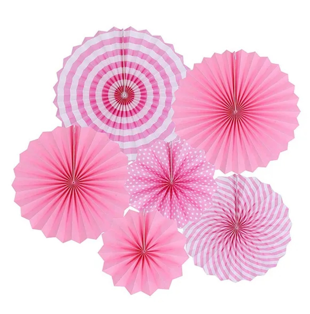 Round paper fan