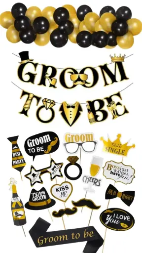 Groom to be decoration set 