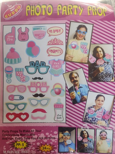 Baby shower Photo props