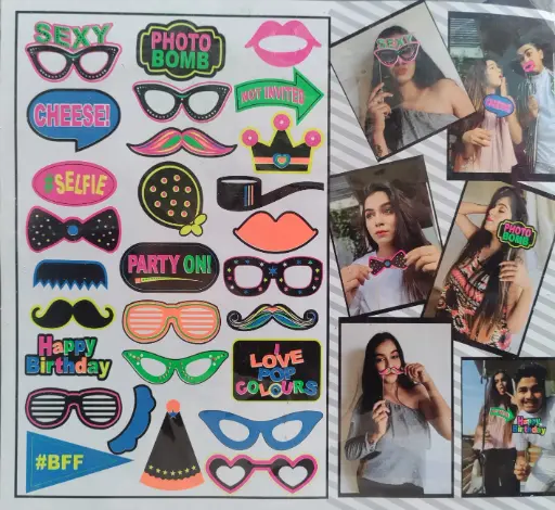 Birthday photo props 