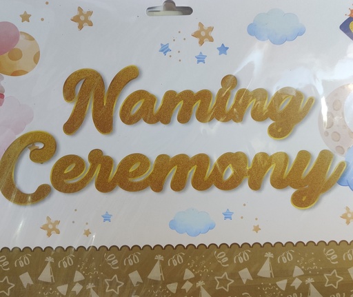 Naming Ceremony banner