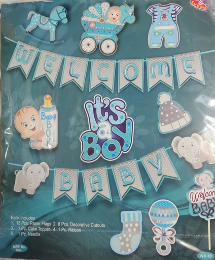 Welcome baby banner