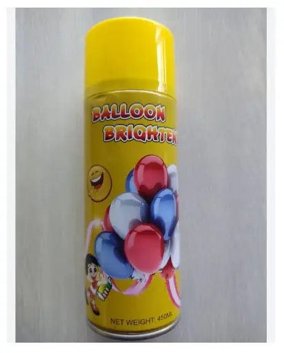Balloon shining spray