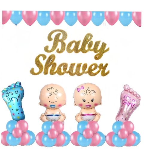 Baby shower decoration set
